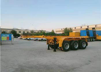 Container frame semitrailer
